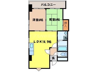 ブランディール鮫島の物件間取画像